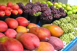 Frutas cultivadas sem agrotóxicos